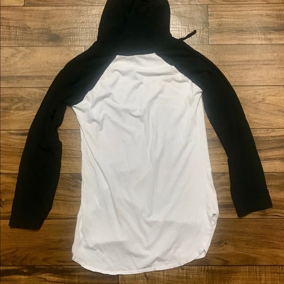 Hooded Baseball Tee - Picture 3 of 3
